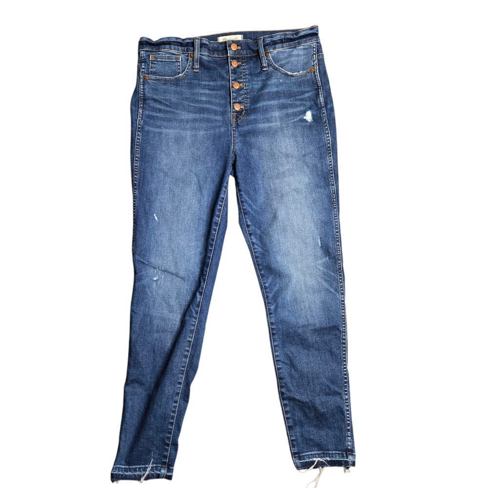 Madewell 10" High Rise Skinny Jeans Size: 32